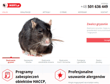 Tablet Screenshot of insekt2.pl